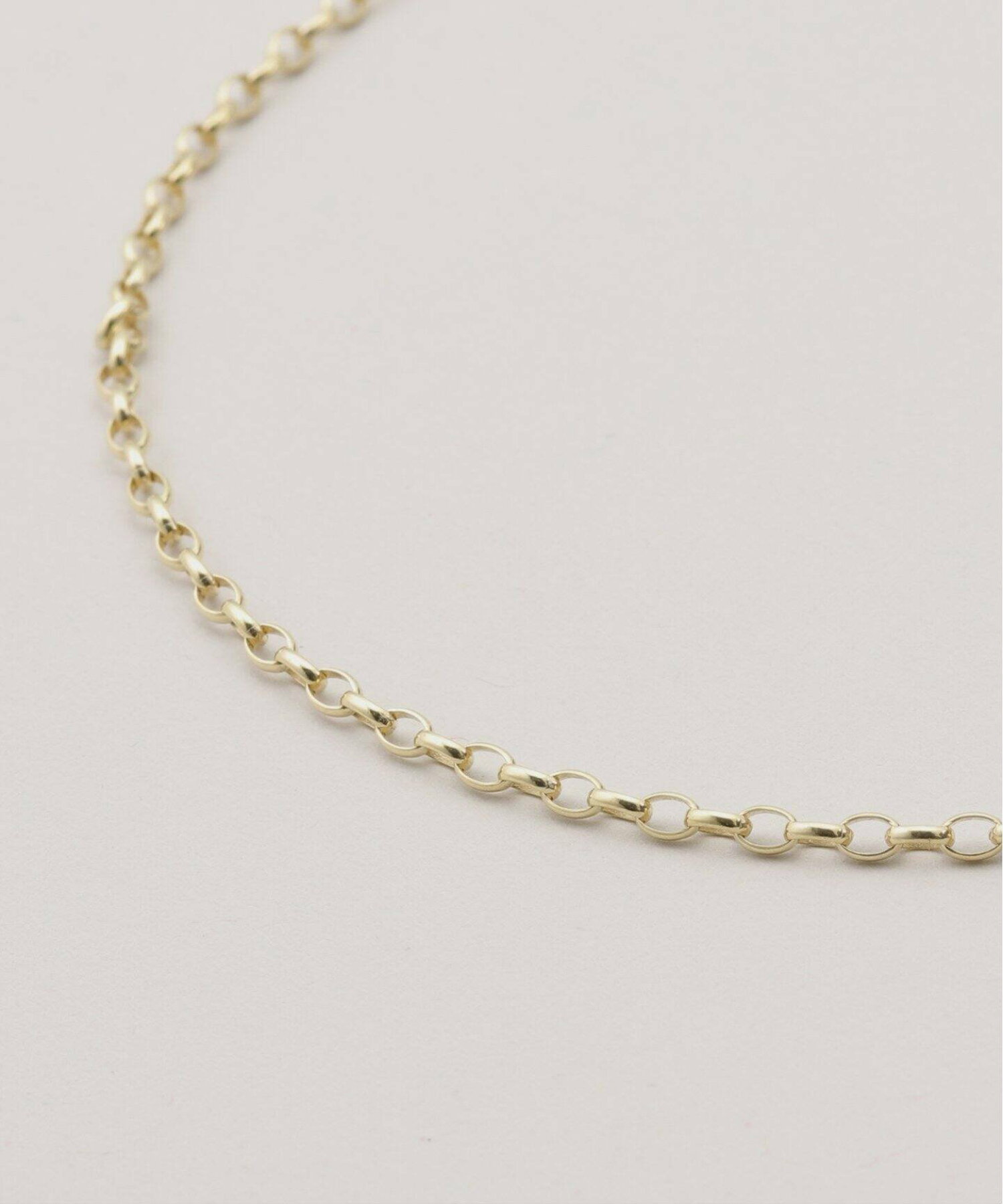 【BYSMITH バイスミス】 9K Rolo Chain Necklace : 2.3mm * 50cm